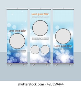 roll up template, abstract background