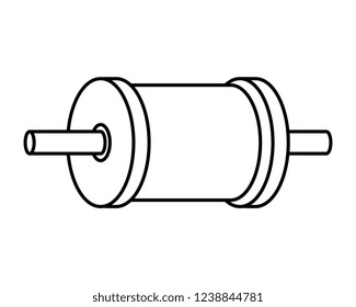 roll of thread for kite