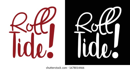 Roll Tide Printable Vector Illustration