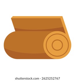 Rollo de material de madera a menudo utilizado para proyectos de construcción y bricolaje