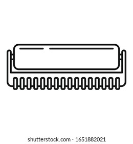 Roll toner icon. Outline roll toner vector icon for web design isolated on white background