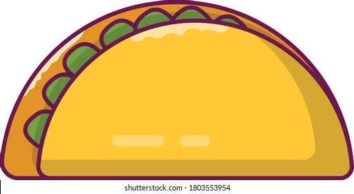 icono de color plano vectorial