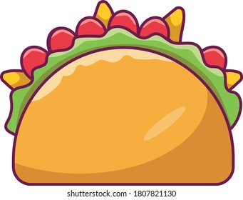 roll vector flat color icon 