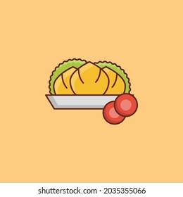 roll Vector illustration on a transparent background. Premium quality symbols. Vector Line Flat color  icon for concept and graphic design.