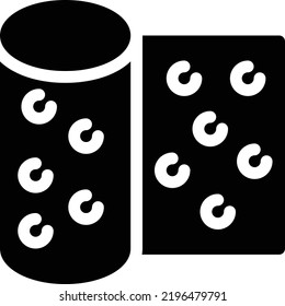 roll  Vector illustration on a transparent background. Premium quality symmbols. Glyphs vector icons for concept and graphic design.