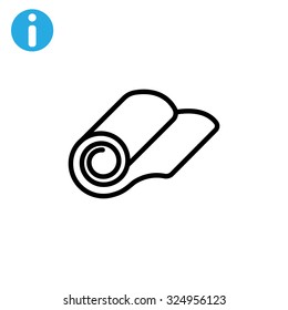roll of wallpaper icon