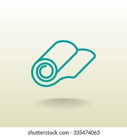 roll of wallpaper icon