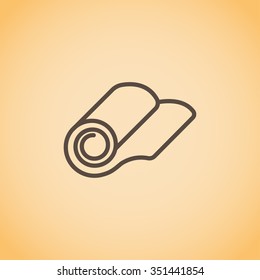 roll of wallpaper icon