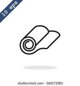 roll of wallpaper icon