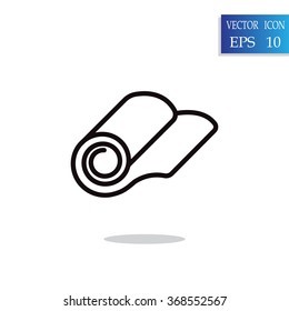 roll of wallpaper icon