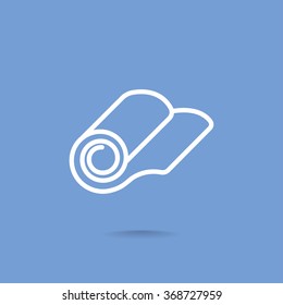 roll of wallpaper icon