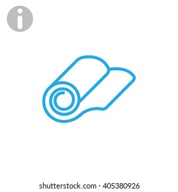roll of wallpaper icon