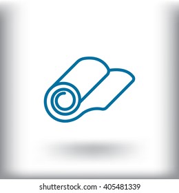 roll of wallpaper icon