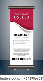 roll up x banner design
