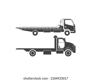 Rollback Truck svg, Flatbed Truck Svg, Tow Truck svg, Rollback Truck Silhouette