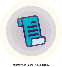 lista de tareas de icono azul de rol