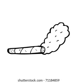 Zigarettenkarikatur