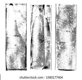 Rolled Ink Textures. High quality, compound path.