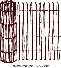 rolled matting