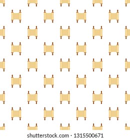 Rolled open brown papyrus pattern seamless vector repeat for any web design