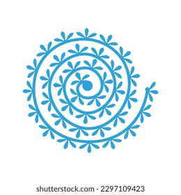 Rolled Paper Flower. 3d paper cut template Vector Illustration. silhouettes for scrapbooking, crafting. Home decor, greeting card Paper Cut Template  Floral black silhouettes for plotter cutting. 