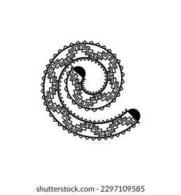 Rolled Paper Flower. 3d paper cut template Vector Illustration. silhouettes for scrapbooking, crafting. Home decor, greeting card Paper Cut Template  Floral black silhouettes for plotter cutting. 