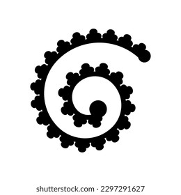 Rolled Paper Flower. 3d paper cut template Vector Illustration. silhouettes for scrapbooking, crafting. Home decor, greeting card Paper Cut Template  Floral black silhouettes for plotter cutting. 