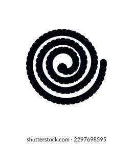 Rolled Paper Flower. 3d paper cut template For wedding design, birthday card, Mother's Day, Easter. Home decor, greeting card Paper Cut Template  Floral black silhouettes for plotter cutting petal