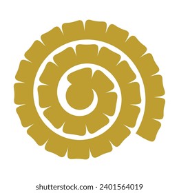 Rolled Paper Flower Templates EPS file for Cut. Colorful, decoration