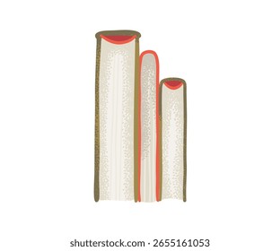 Rollen aus Pergament in einem minimalistischen Stil, perfekt für antike, magische oder handschrifteninspirierte Bilder.
