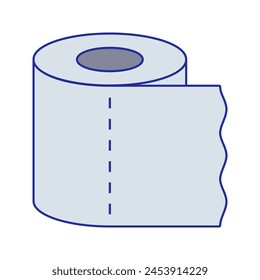 Rolled Tissue Illustration perfect to complement a cooking theme design