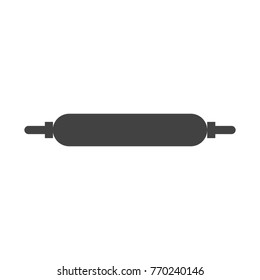 Roller, baking, wooden