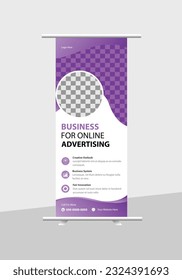 A roller banner, also known as a roll-up or pull-up banner, is a self-supporting advertising display comprising a banner .