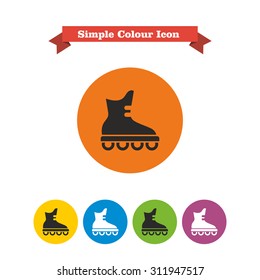 Roller blade icon