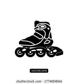 Roller Blade icon vector illustration logo template for many purpose.