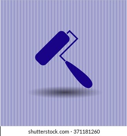 Roller brush high quality icon