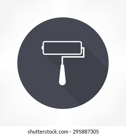 roller brush icon