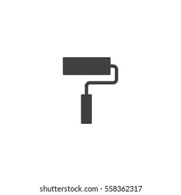 roller brush icon. sign design