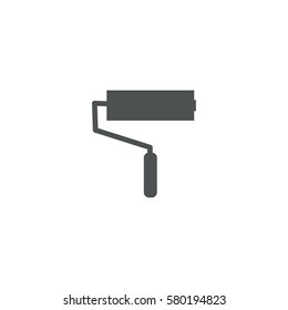 roller brush icon. sign design