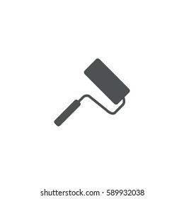roller brush icon. sign design