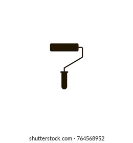 roller brush icon. sign design