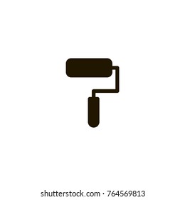 roller brush icon. sign design
