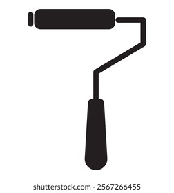 Roller brush icon, Simple Paint tools icon. Roller brush icon vector illustration.