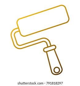 roller brush paint repair tool