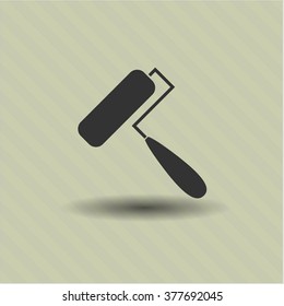 Roller brush symbol