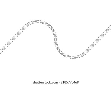 Roller chain background illustration material