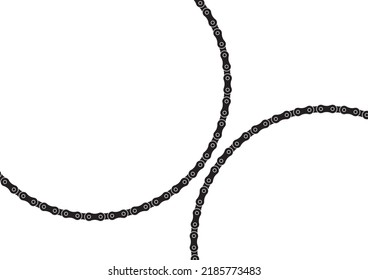 Roller chain background illustration material