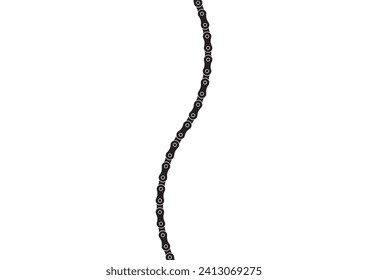 Roller chain background illustration material