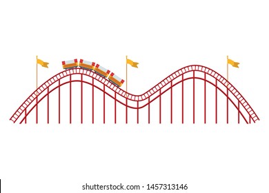 Roller Coaster Cartoon Images Stock Photos Vectors Shutterstock