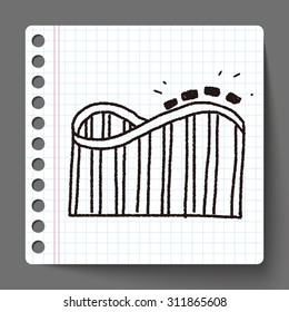 Roller coaster doodle